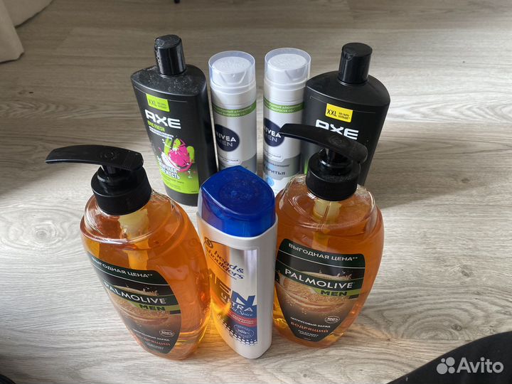 Мужской гель для душа, шампунь