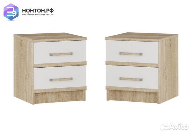 Комплект тумб Сакура дуб сонома / белый