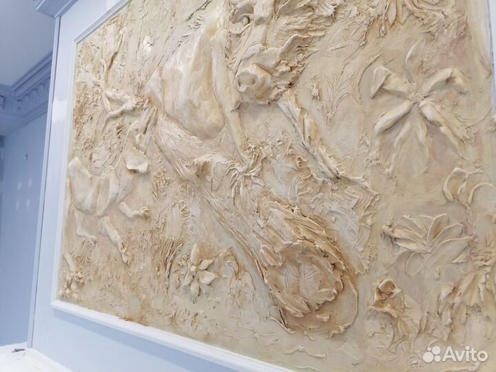 Декор стен, барельеф, панно, фото-декупаж