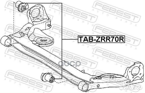 Сайлентблок TAB-ZRR70R TAB-ZRR70R Febest