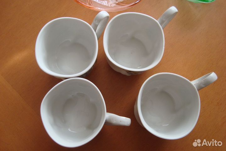 Набор Кружки фарфор СССР и другая посуда