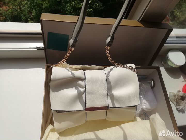 Сумка клатч женская белая