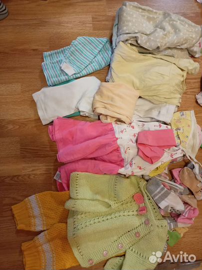 Детские вещи пакетом для девочки 56-86