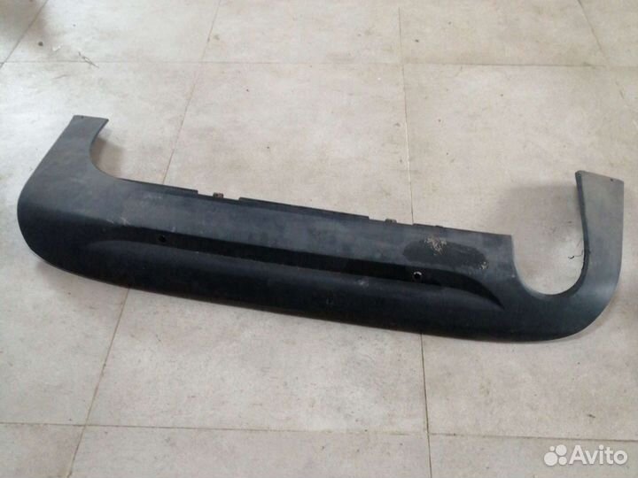 Юбка заднего бампера на volvo s 60 2