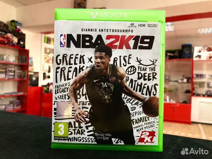 Диск Xbox One NBA 2K19