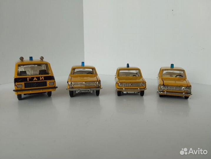 Лот моделей автомобиля гаи СССР 1:43