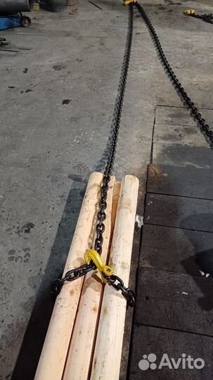 Цепной чокер, для захвата бревна