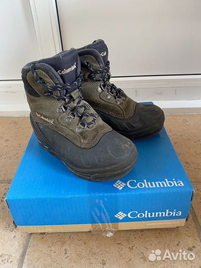 Коричневые зимние ботинки Columbia для мальчика