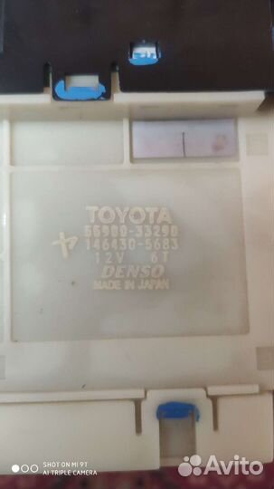 Блок управления климатом toyota