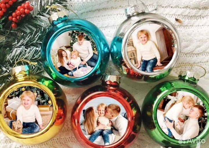 Новогодний шар с фото