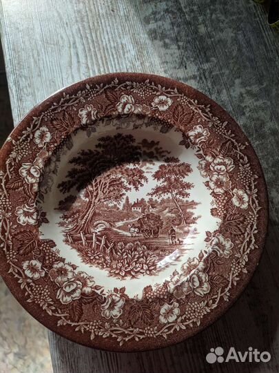 Винтаж. Тарелка суповая