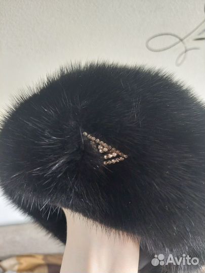 Берет норковый женский
