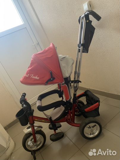 Велосипед с родительской ручкой