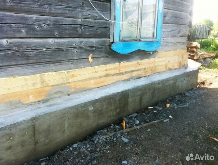 Фундамент венцы отмостка