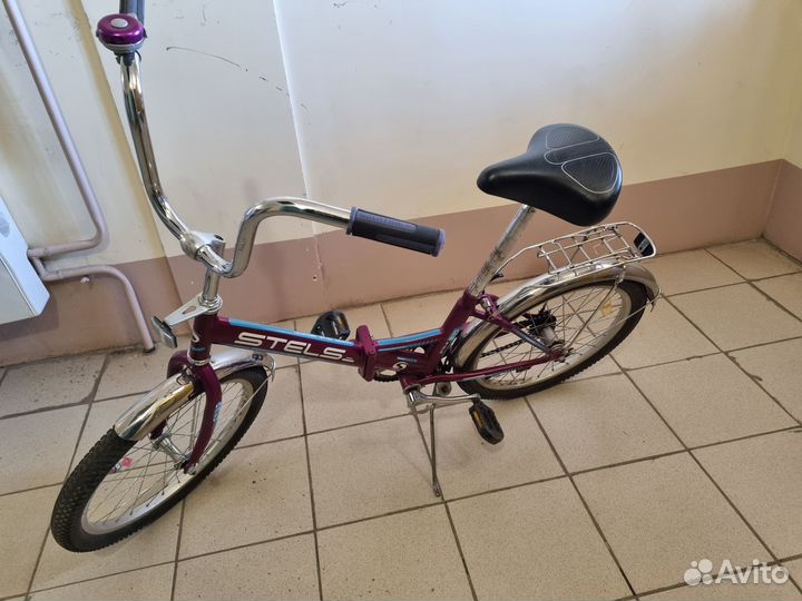 Велосипед Stels 310 фиолетовый складной