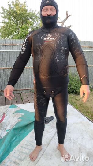 Гидрокостюм мокрый,Beuhat,Marlin Prestige.7мм.XL