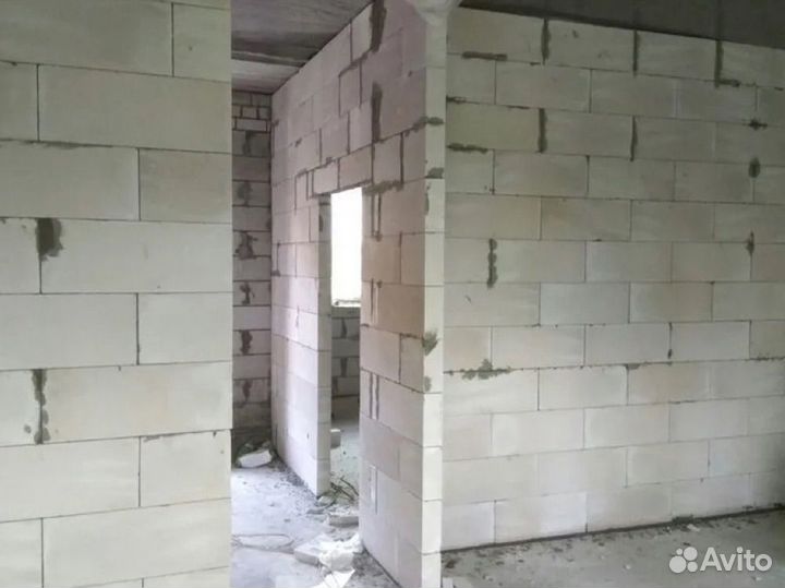 Кладка блоков