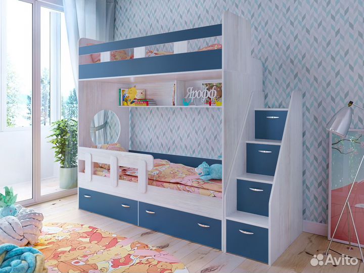 Двухъярусная кровать детская. Новая. Цвет на выбор