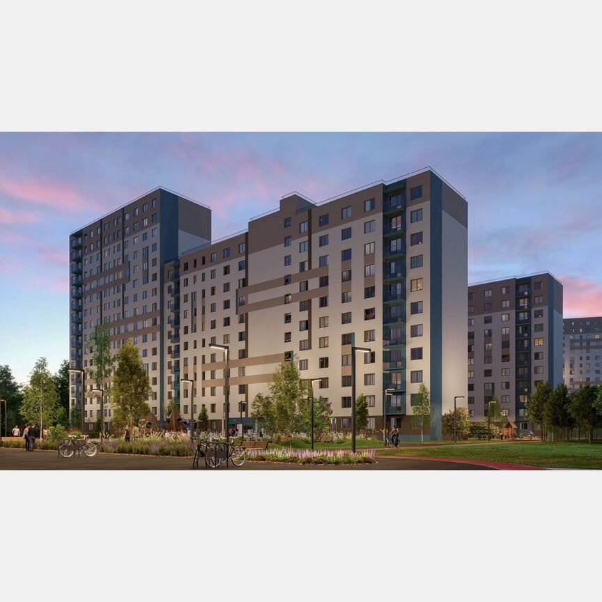 1-к. квартира, 30,5 м², 2/16 эт.