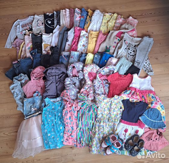 Пакет одежды для девочки на рост 110-116см