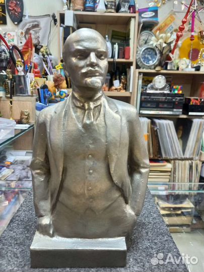 Бюст Ленина силумин СССР
