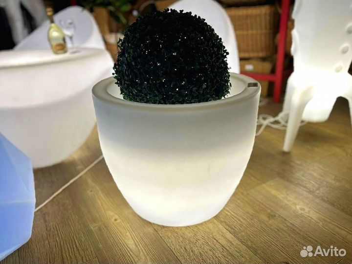 Кашпо с подсветкой