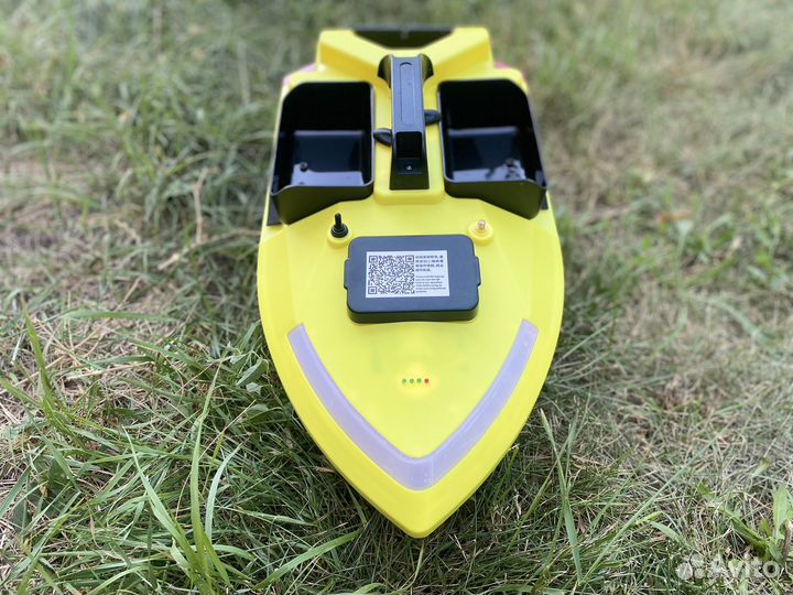 Прикормочный кораблик v020 Yellow