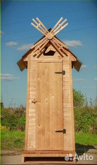 Дачный туалет деревянный И452