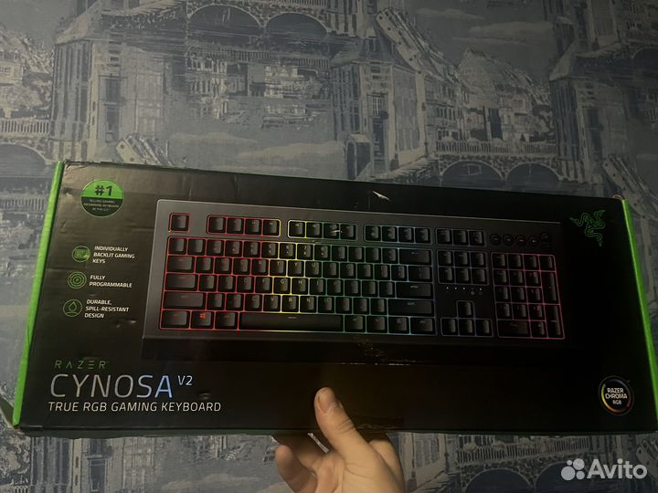 Игровая клавиатура razer cynosa v2