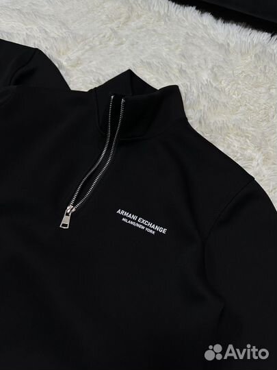 Кофта полузамок armani exchange