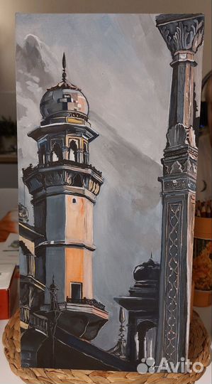 Картина Холст Панно Минарет
