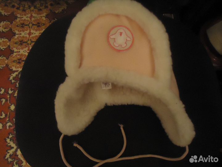 Шапки для девочки на иск. меху