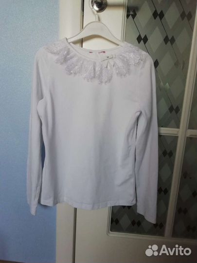 Блузка 2шт школьная для девочки