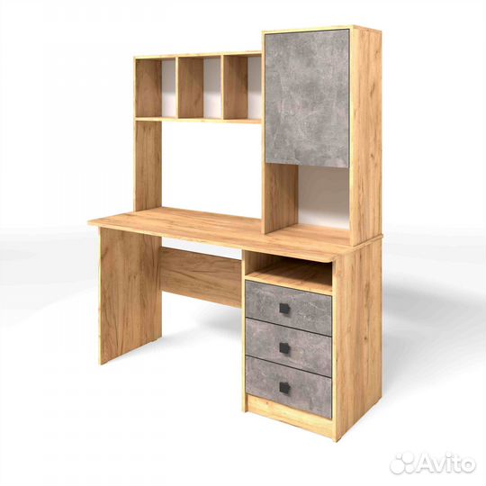 Стол ск 9 (дуб золотой крафт/ателье светлое)