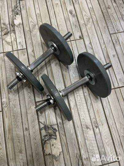 Гантели общий вес 22 кг сталь