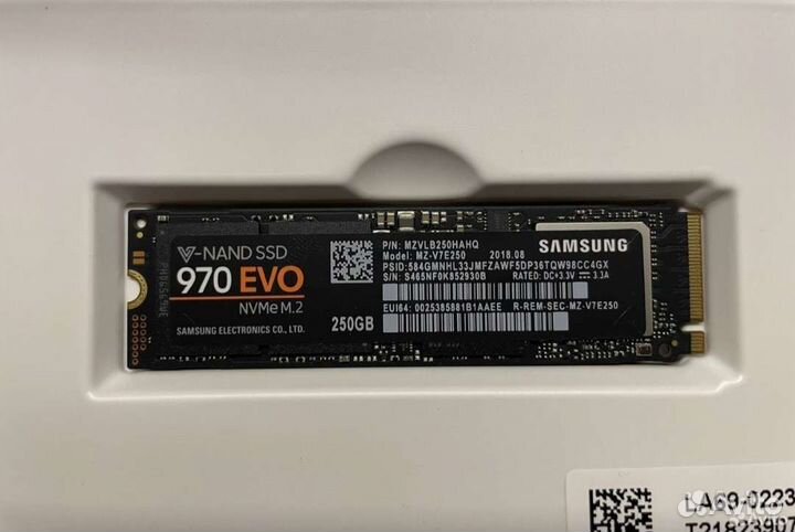 Samsung m2 970Evo 250gb
