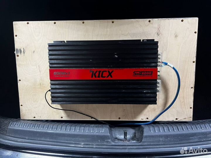 Комплект акустики усилитель кісх 600w и сабвуфер