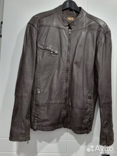 Кожаная куртка мужская