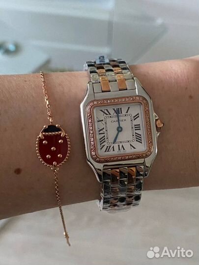 Золотые часы Cartier