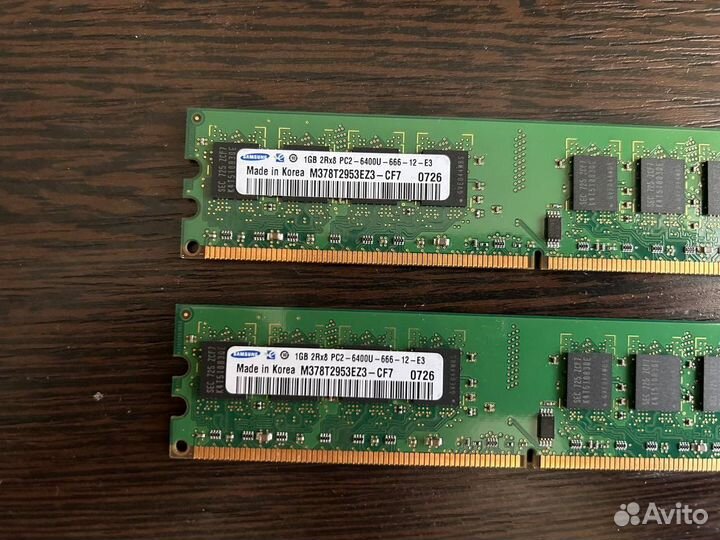 Оперативная память Samsung DDR2 для стационарныхпк