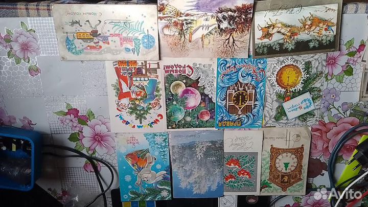 Открытки с новым годом СССР