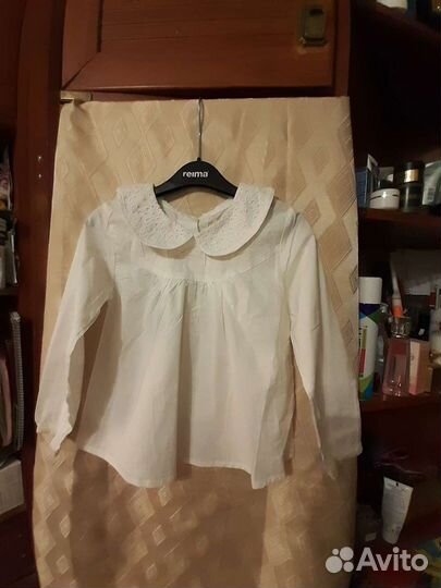 Рубашка белая для девочки