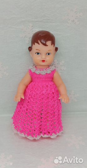 Праздничное платье для куклы Ari 13 см ГДР
