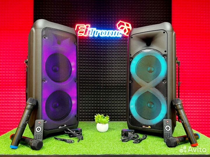 Eltronic колонка 20-58 караоке 20-59 fire BOX