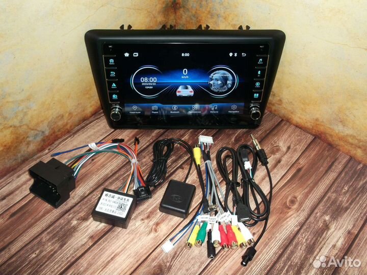 Магнитола Skoda Superb Android +физ. кнопки