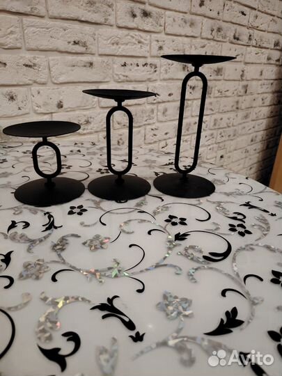 Подсвечники 3 шт