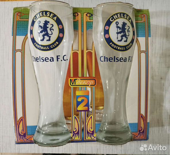 Пивные бокалы Chelsea новые