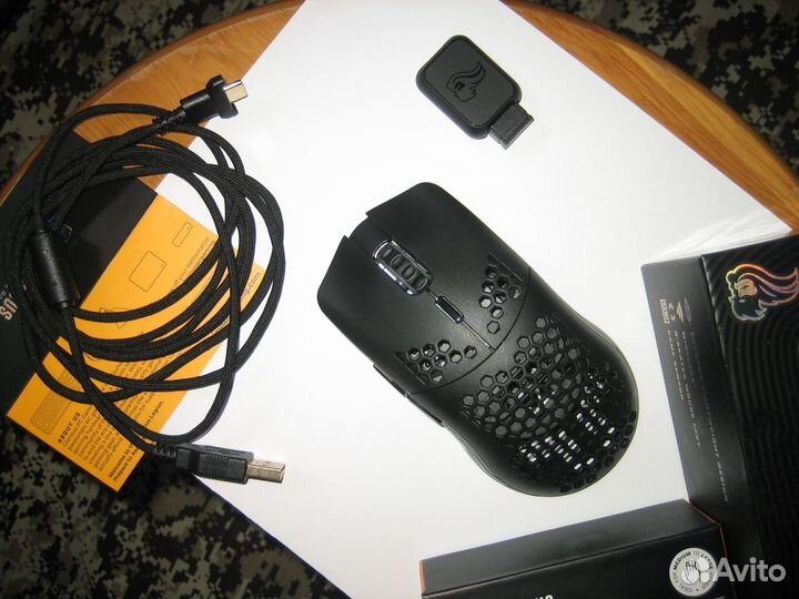 Мышь беспроводная Glorious Model O Wireless черная