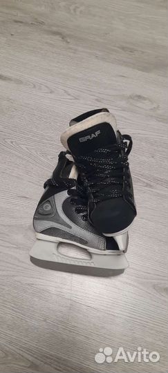 Коньки хоккейные детские 26 размер graf