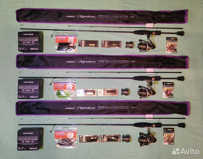 Спиннинг ультралайт в сборе